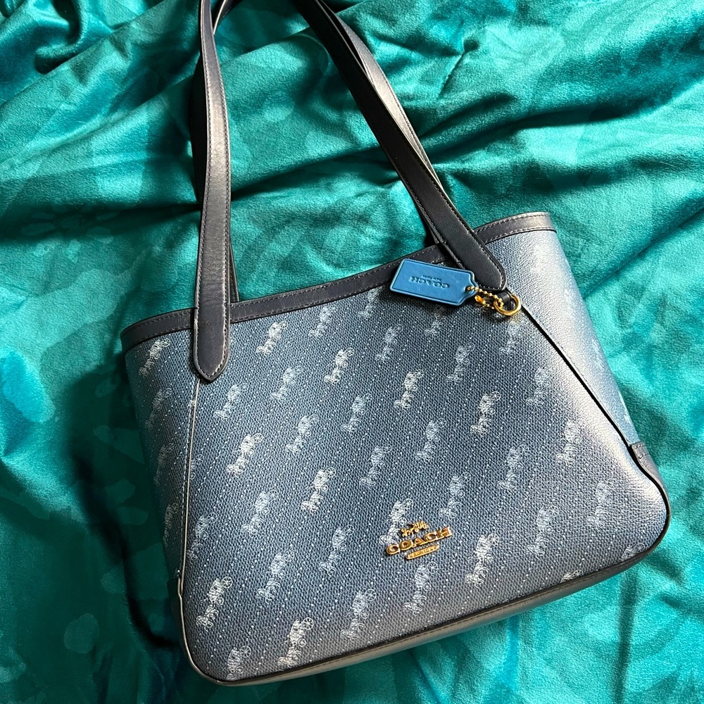 Coach Carriage Print Small Tote